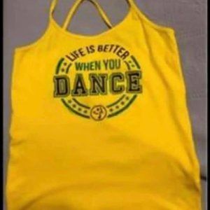 Zumba Fitness tank with adjustable straps (NWOT)